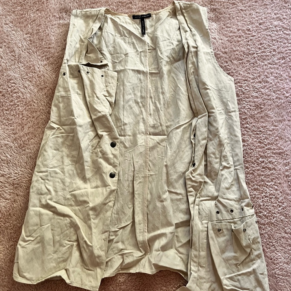sarah pacini vest. hardly worn